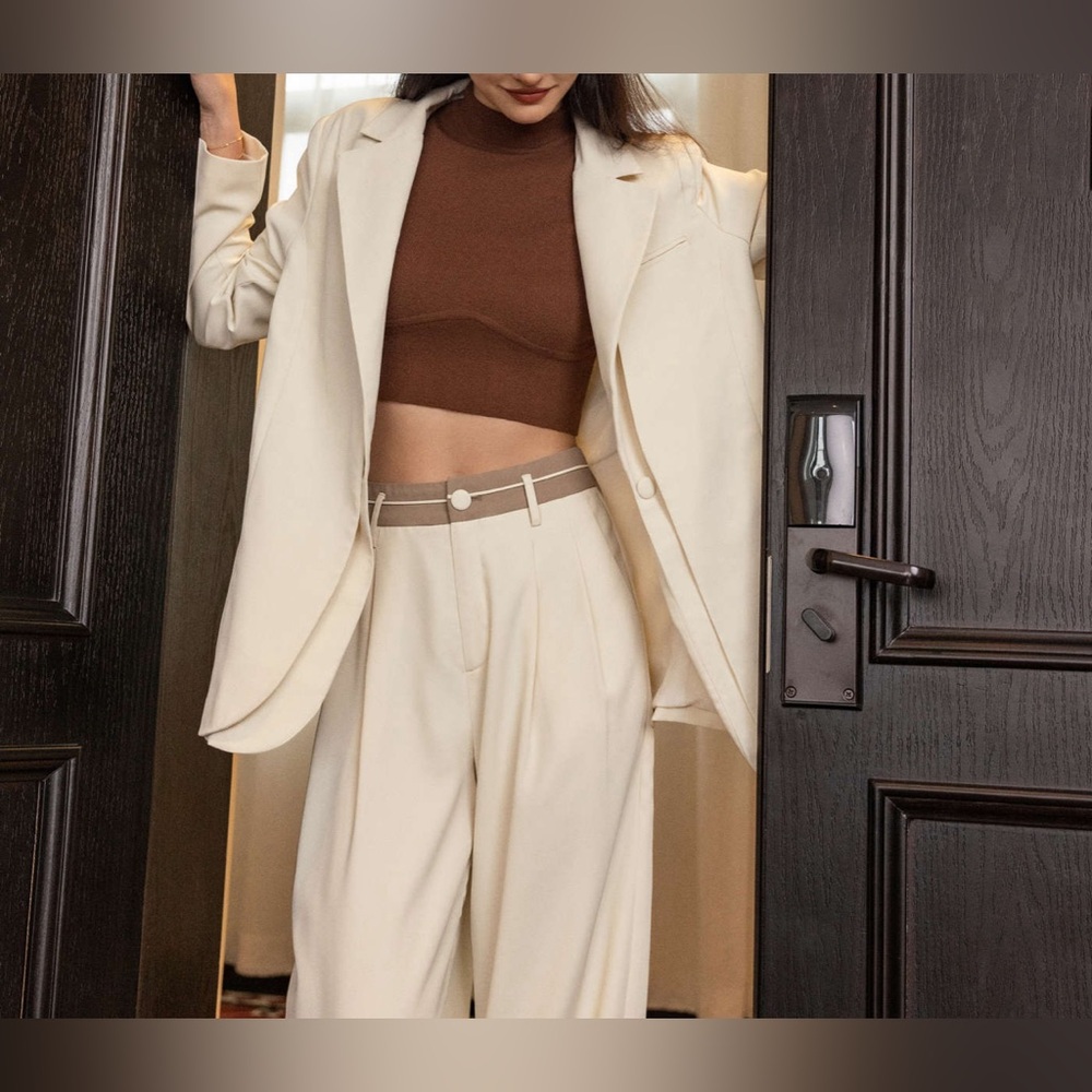 CIDER OVERSIZED CREAM BLAZER NWT 1XL
